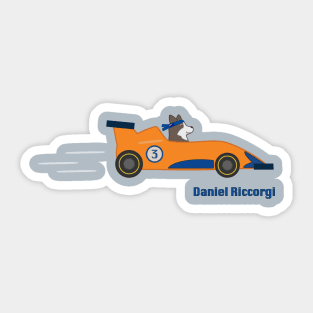 Formula Woof - Daniel Riccorgi Sticker